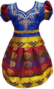 KIDS ROYAL LOOK Girls Lehenga Choli Ethnic Wear Embellished Lehenga Choli
