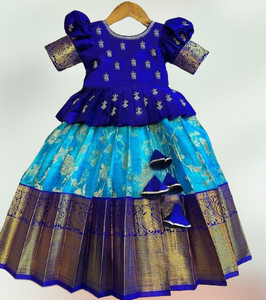 NIMBARKCREATION Baby Girls Lehenga Choli Western Wear Floral Print Lehenga Choli