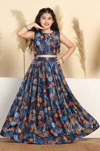 Fashion Dream Girls Lehenga Choli Ethnic Wear Printed Lehenga Choli