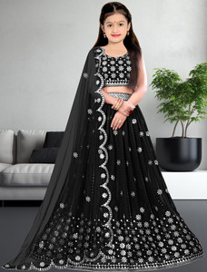 Femisha Creation Girls Lehenga Choli Ethnic Wear, Party Wear, Western Wear Embroidered Lehenga, Choli and Dupatta Set