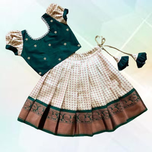 NIMBARKCREATION Baby Girls Lehenga Choli Ethnic Wear Printed Lehenga Choli