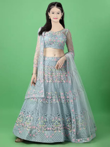 Bharat Origin Girls Lehenga Choli Western Wear Embroidered Lehenga Choli