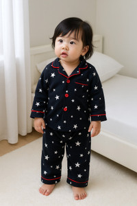 UWALD CREATION Kids Nightwear Baby Boys & Baby Girls Printed Polycotton
