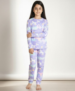 anthrilo Kids Nightwear Girls Printed Cotton