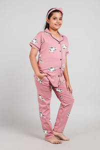 Bloem Kids Nightwear Girls Printed Cotton