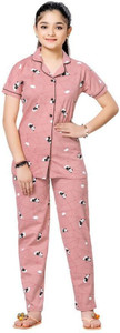 Bloem Kids Nightwear Girls Printed Cotton
