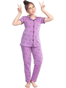 Just4You Kids Nightwear Girls Printed Cotton