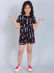 Ninos Dreams Kids Nightwear Girls Printed Cotton