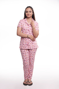 Blackballe Kids Nightwear Girls Printed Cotton
