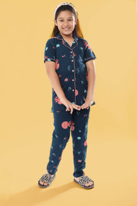 Bloem Kids Nightwear Girls Printed Cotton