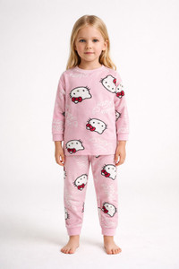 SOLZEIQ Kids Nightwear Boys & Girls Printed Cotton Blend