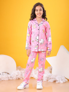 Bloem Kids Nightwear Girls Printed Cotton