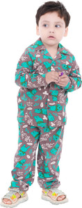 TONY & JONY Kids Nightwear Boys Printed Cotton