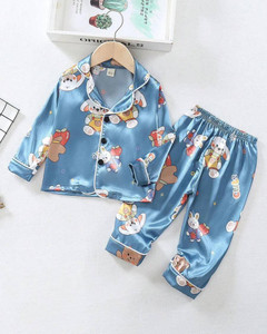 PAGHDAL BROTHERS Kids Nightwear Baby Boys & Baby Girls Printed Polyester Blend