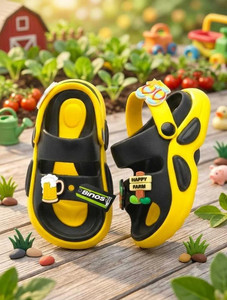 BINOS Boys & Girls Strap Clogs