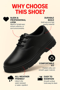 Trendmode Boys & Girls Lace School Shoes