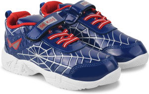 Pu-Pine Boys Velcro Sneakers