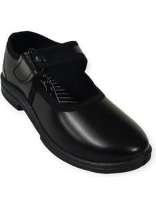 Coolz Girls Velcro School Ballerinas
