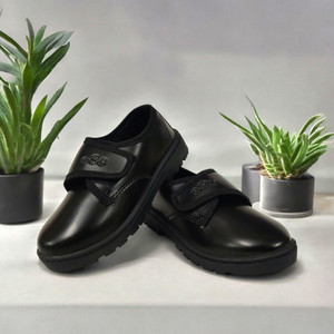 school hours Boys Velcro School Shoes