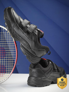 action Athleo Durable Comfortable Breathable Lighweight Casual Velcro Boys & Girls Velcro Running Shoes