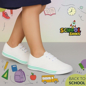Trendmode Boys & Girls Lace School Shoes