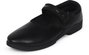 action Girls Buckle School Shoes