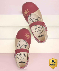 Toothless Frozen Girls Velcro Ballerinas