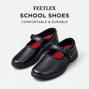 FEETLEX Disney Princess Girls Buckle School Shoes