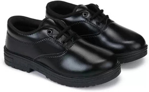 Glamlite Boys & Girls Lace School Shoes