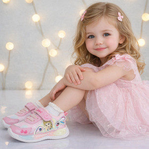 muflih Frozen Girls Velcro Sneakers