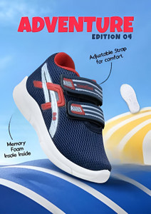Trendmode Boys & Girls Velcro Running Shoes