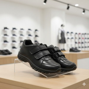 Shoegears Boys & Girls Velcro School Shoes