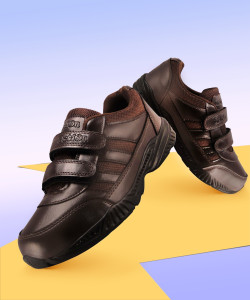 action Boys & Girls Velcro School Shoes