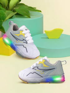 BERSACHE Boys & Girls Lace LED Shoes