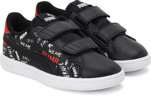 PUMA Smash v2 Brand Love VPS Boys & Girls Velcro Sneakers