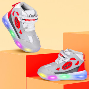 Crazyly Boys & Girls Velcro Running Shoes