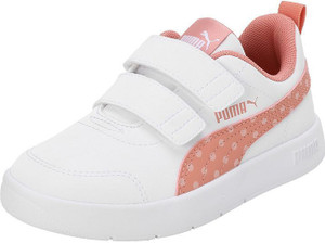 PUMA Courtflex V3 Dotty V Kids Boys & Girls Drawstring Sneakers