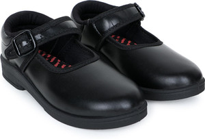 airaqua Girls Buckle School Shoes