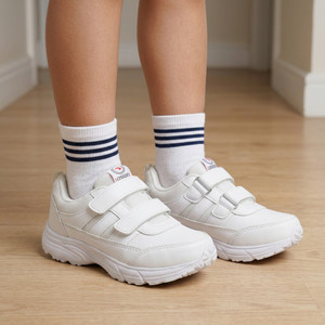 asian Boys & Girls Velcro School Shoes