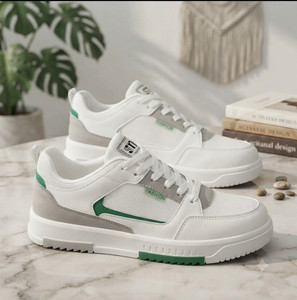 METIOR Lace Sneakers for Boys (Green, 16 Years+) - Image 1