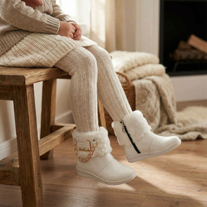 Feet hub Disney Princess Girls Zip Casual Boots