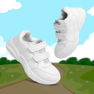 Lit Stepz Boys Velcro School Shoes