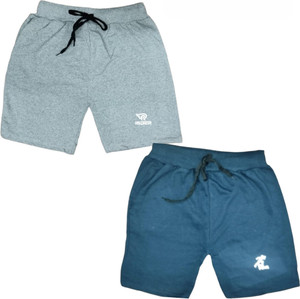 SHAJIV Short For Boys Casual Printed Fleece
