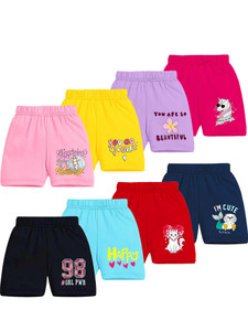 Kuchipoo Short For Girls Casual Printed Cotton Blend