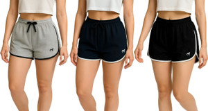 FABROYZ Short For Girls Casual Solid Pure Cotton
