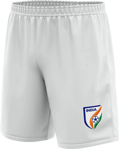 Technolink Solid Men White Sports Shorts