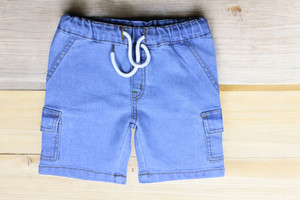 GUTI Short For Boys Casual Solid Cotton Blend
