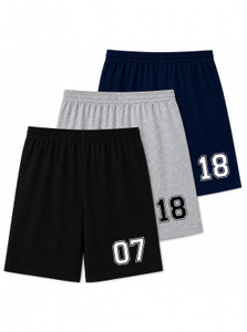fasla Short For Boys & Girls Casual Printed Cotton Blend