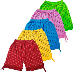 LEROO Short For Baby Girls Casual Printed Pure Cotton