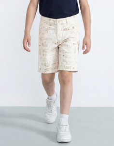 Allen Solly Short For Boys Casual Printed Cotton Blend